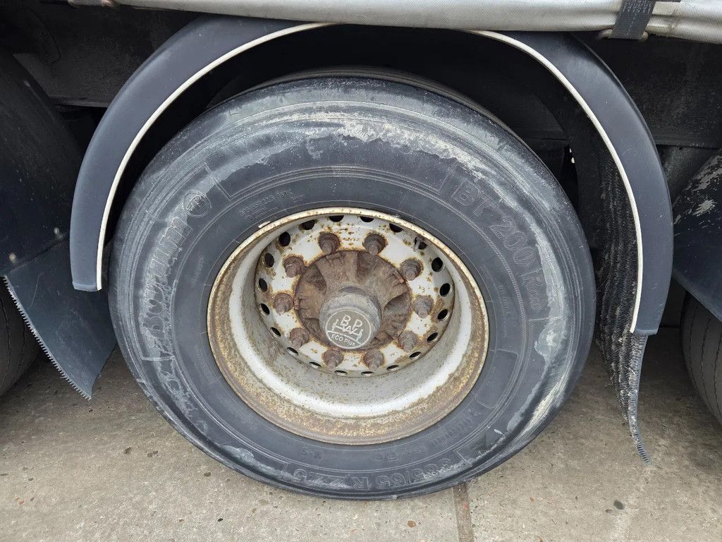 Fliegl 3 as schuifzeil/schuifdak, trommel remmen/Bpw