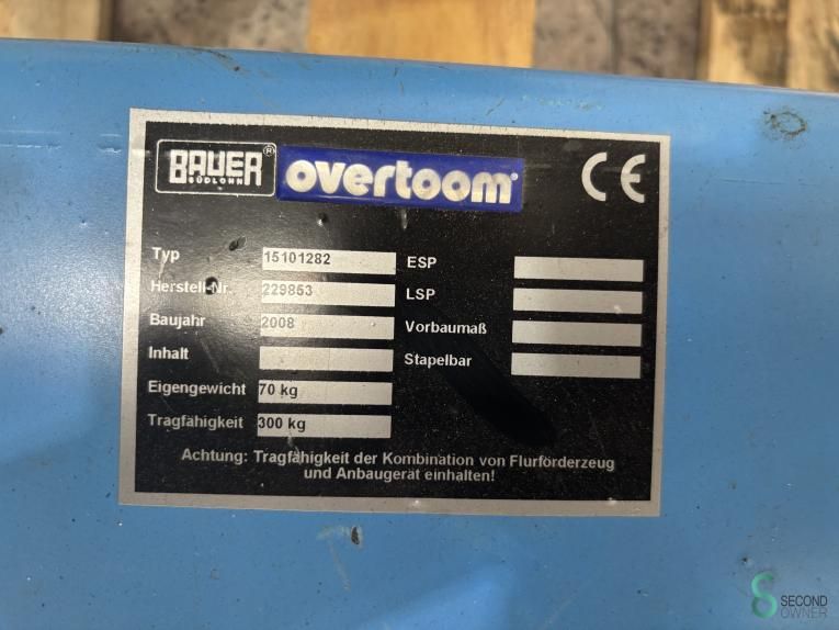 Anbaugeräte Bauer 15101282 2008