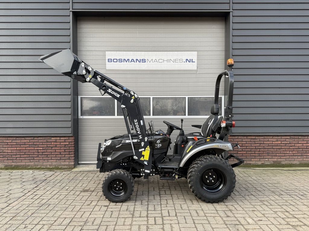 Solis 26 HST BLACK EDITION minitractor NIEUW met frontlader
