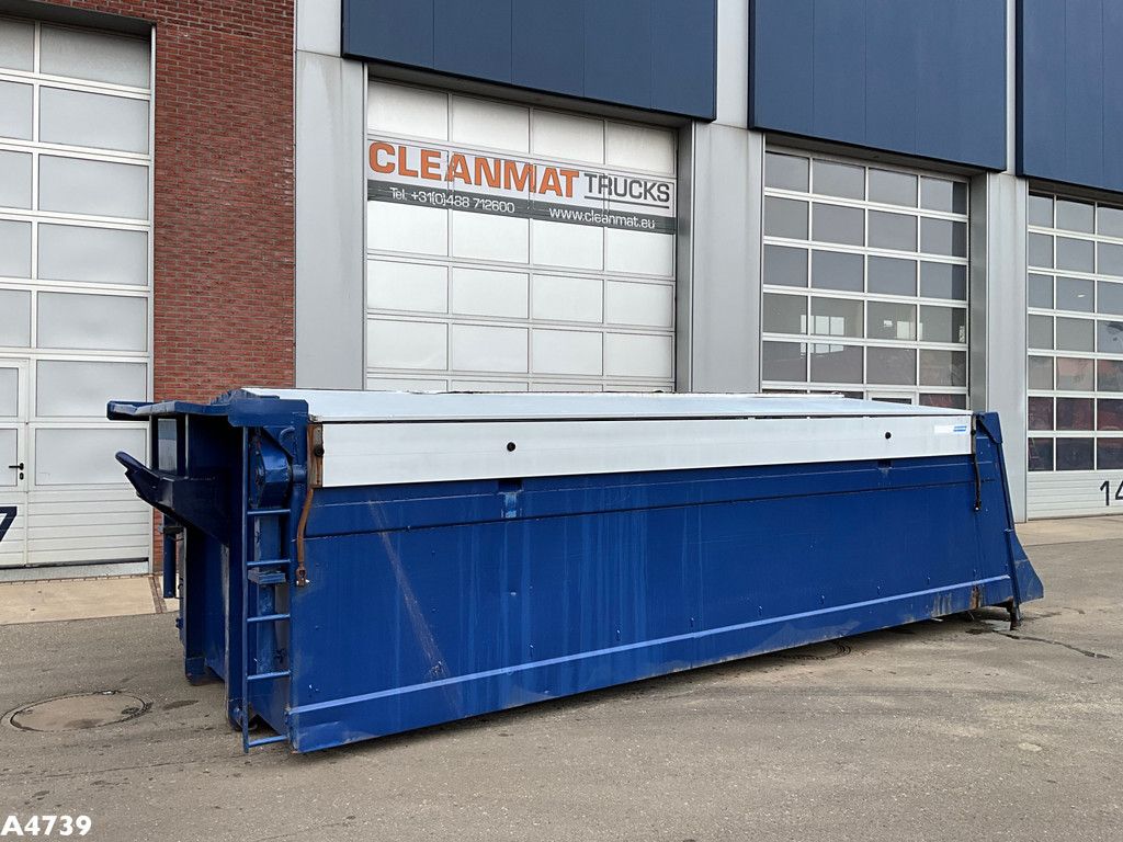 Container 21m³ met Hydraulische milieukleppen