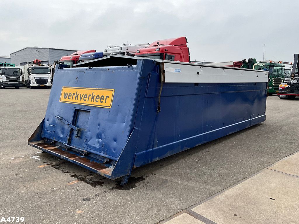 Container 21m³ met Hydraulische milieukleppen