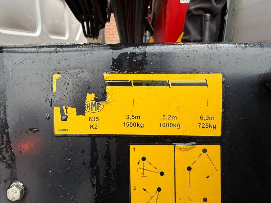 Renault D16.210 HMF 635 Kraan/Crane Afstandsbediening 107.649KM!!