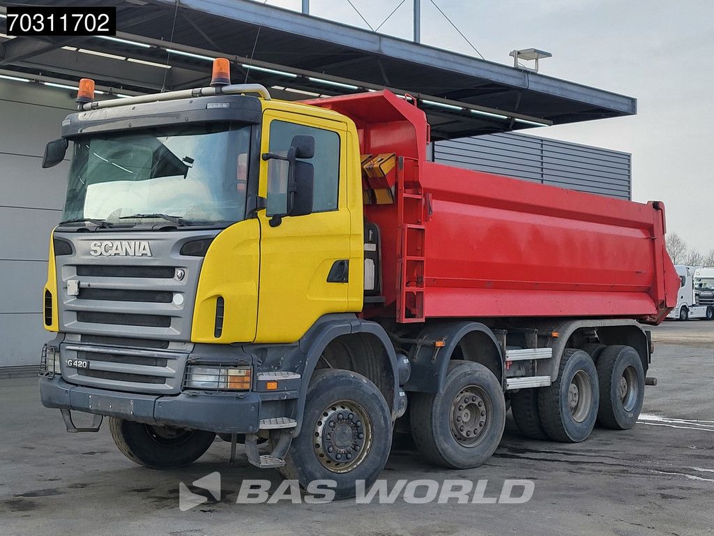 Scania G G420 8X6 8x6 18m3 KH Kipper Steel suspension Big-Axle Euro 4