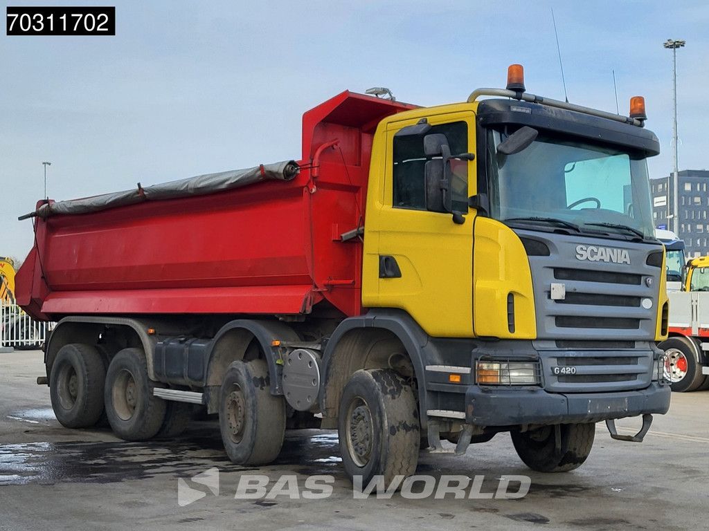 Scania G G420 8X6 8x6 18m3 KH Kipper Steel suspension Big-Axle Euro 4