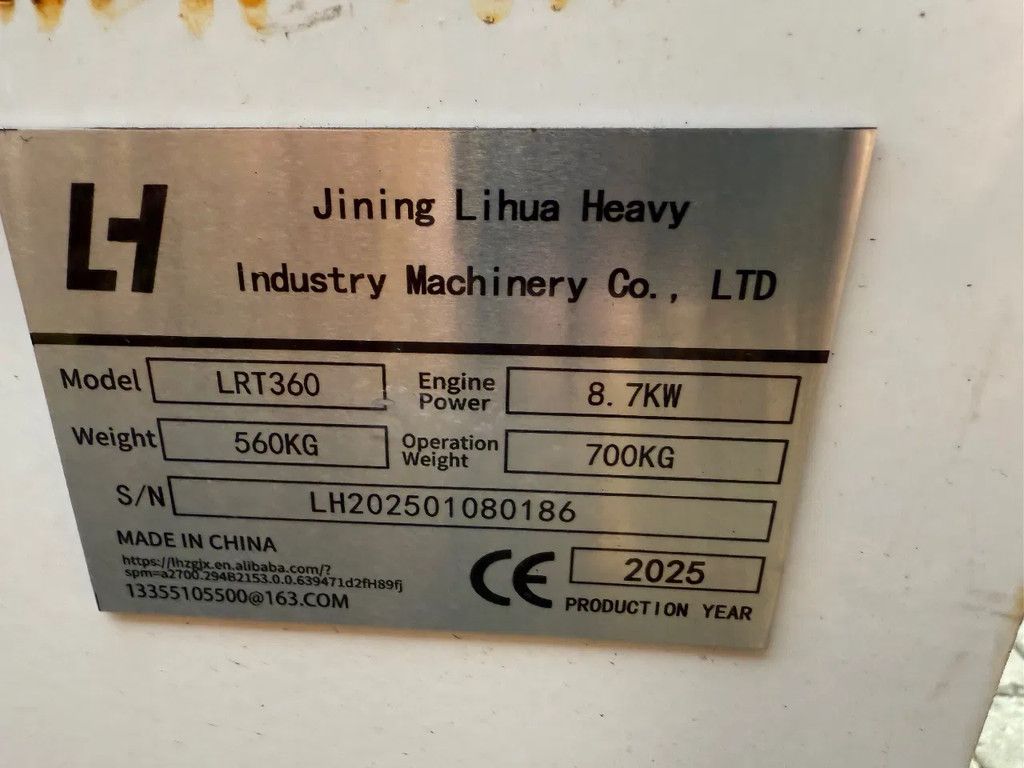 Jining lihua heavy lrt 360 skid steer