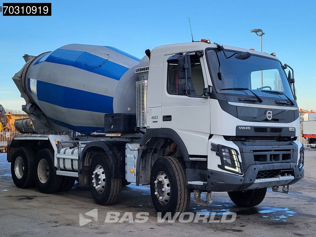 Volvo FMX 410 8X4 9m3 Liebherr Mixer Steelsuspension Automatic Airco Euro 6