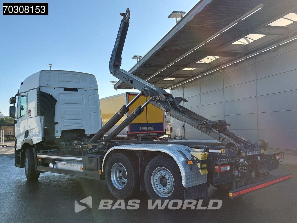 Renault T 480 6X2 Meiller RS21 70 containersystem Lift+Steering axle Optibrake+ Euro 6