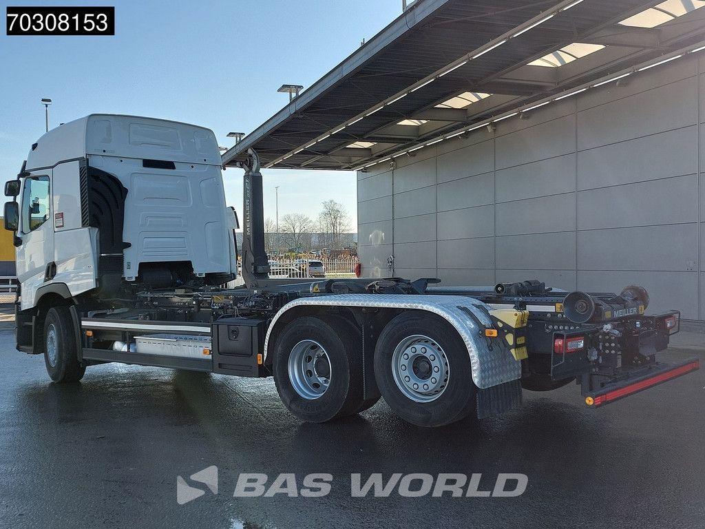 Renault T 480 6X2 Meiller RS21 70 containersystem Lift+Steering axle Optibrake+ Euro 6