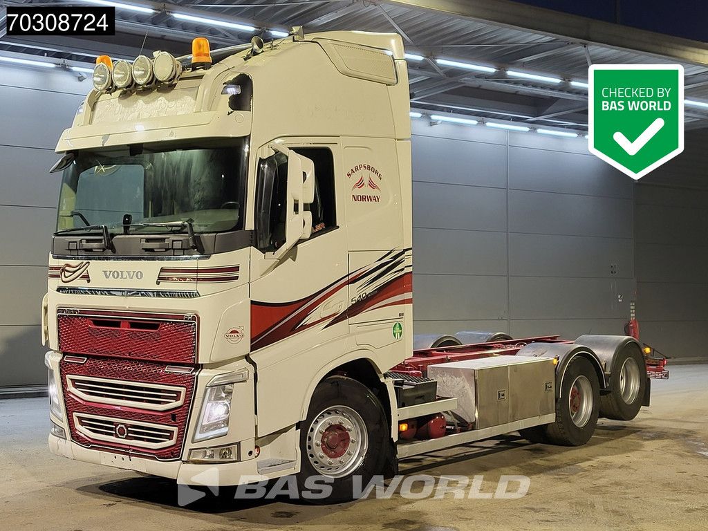 Volvo FH FH 540 6X2 Chassis Lift axle Full Air suspension VEB+ Euro 6