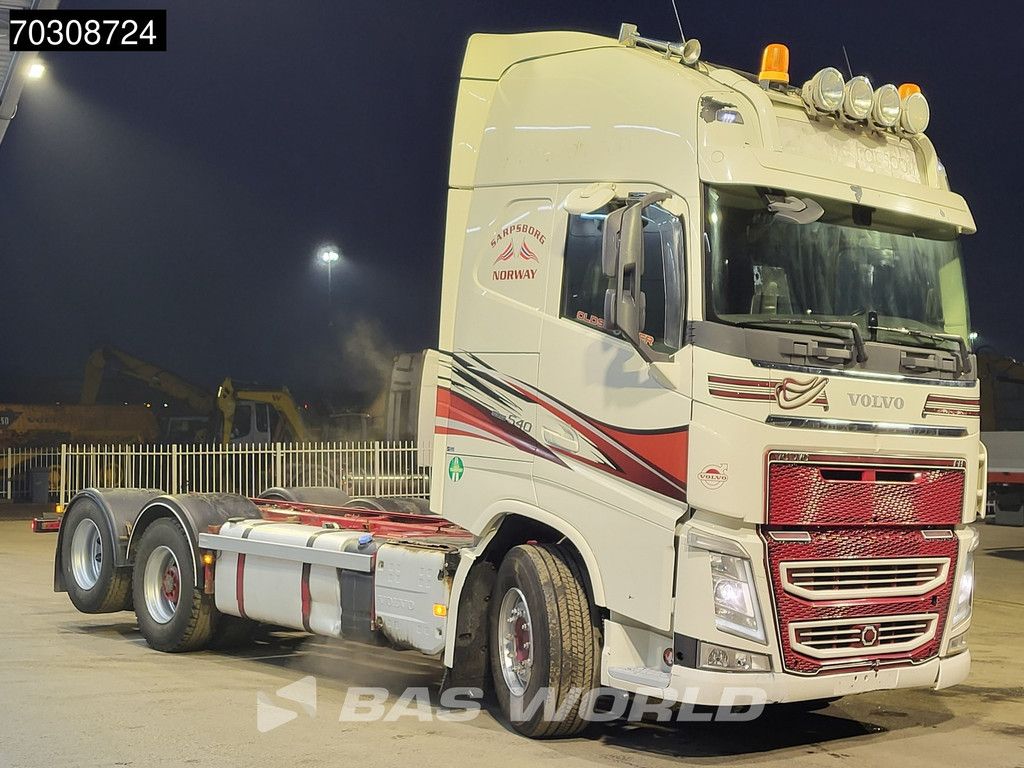 Volvo FH FH 540 6X2 Chassis Lift axle Full Air suspension VEB+ Euro 6