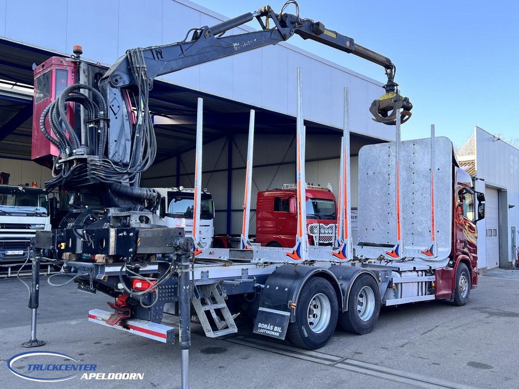 Scania R650 V8 NGS 6x4, Retarder, Jonsered-Holzkran TC11107