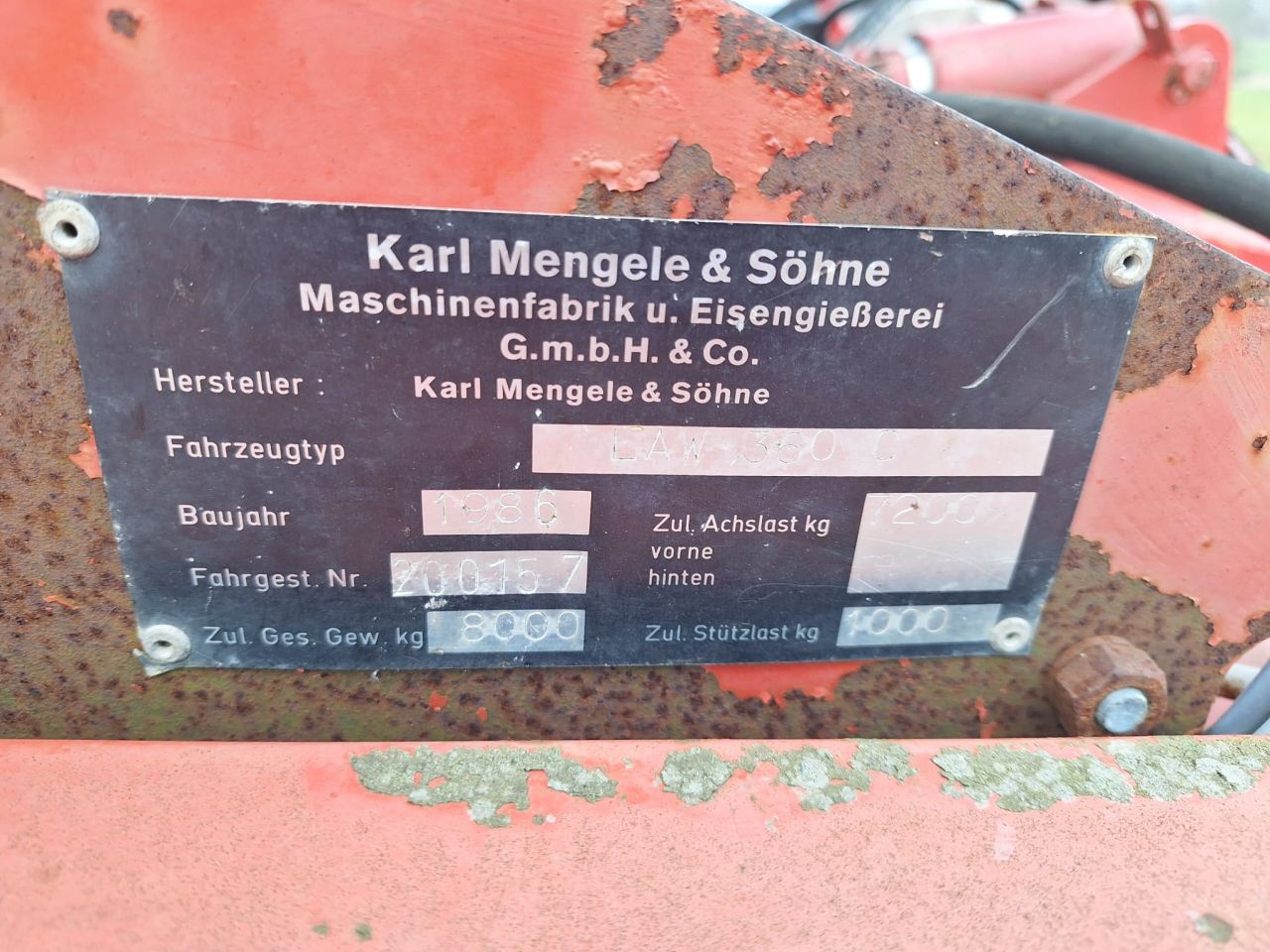 Te koop Mengele Doseerwalsen en afvoerband