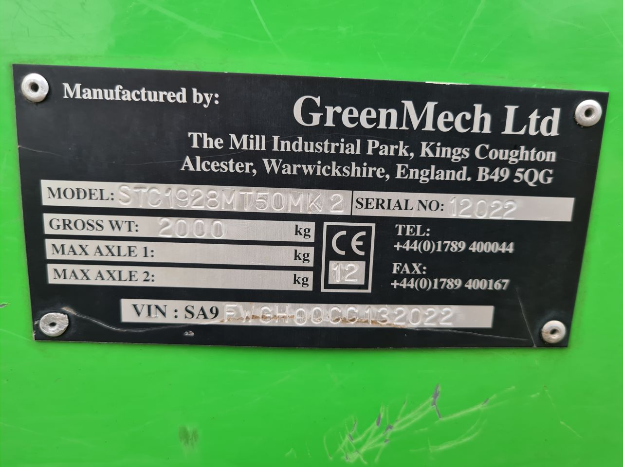 Greenmech STC 1928 rups versnipperaar houtversnipperaar Talud.