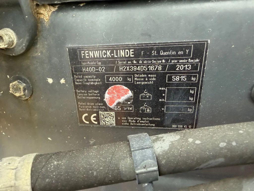 Linde diesel heftruck h 40 d-02