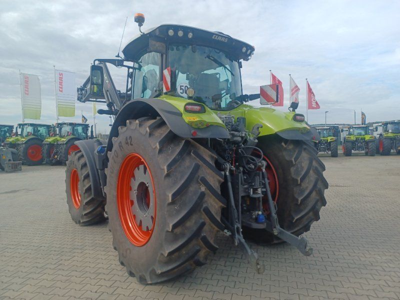 Claas Axion 870 Cmatic Cebis + MX Frontlader T 418