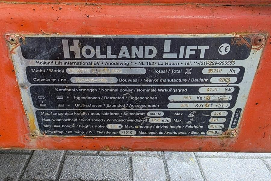 Holland Lift G-300DL30/S Diesel, 4x4x4 Drive, 33.5m Working Hei
