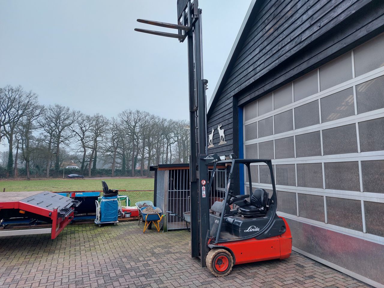 Linde E18c-02 triplex sideshift 2006