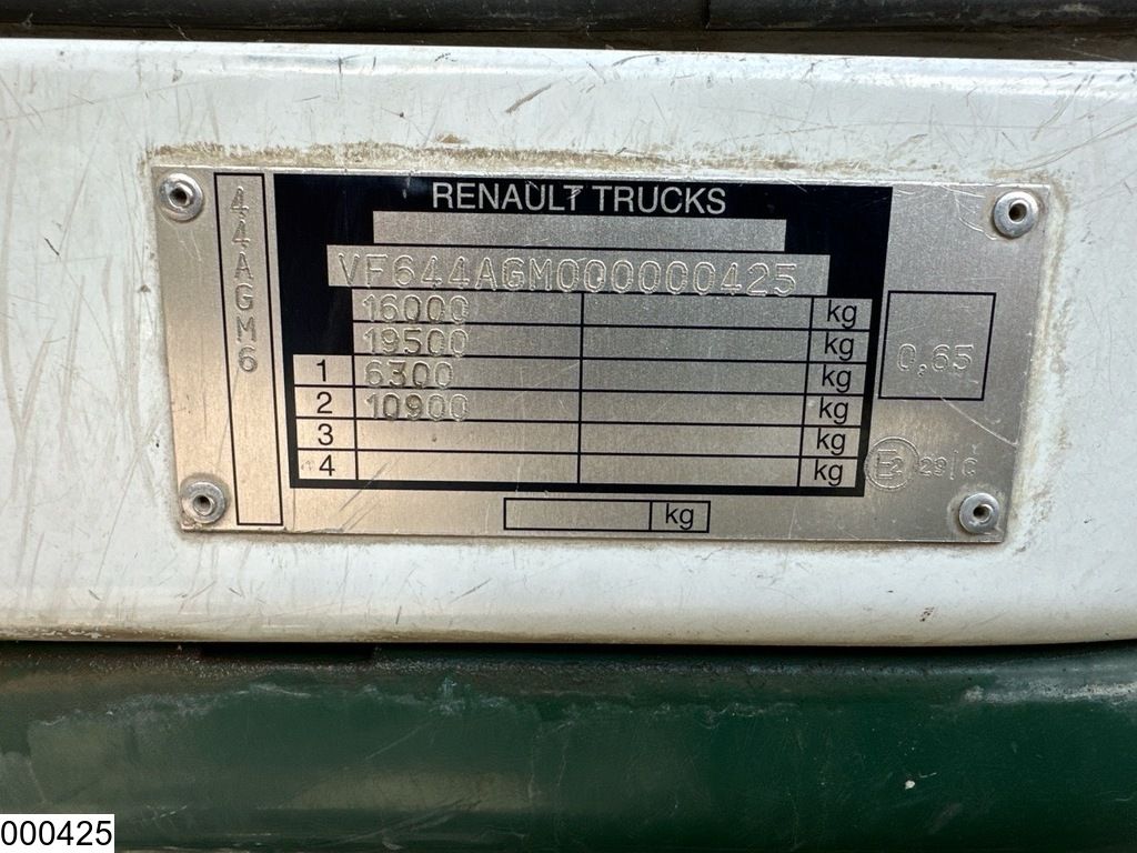 Renault Midlum 210 15802 Liter, LPG GPL, Gastank, Steel suspension