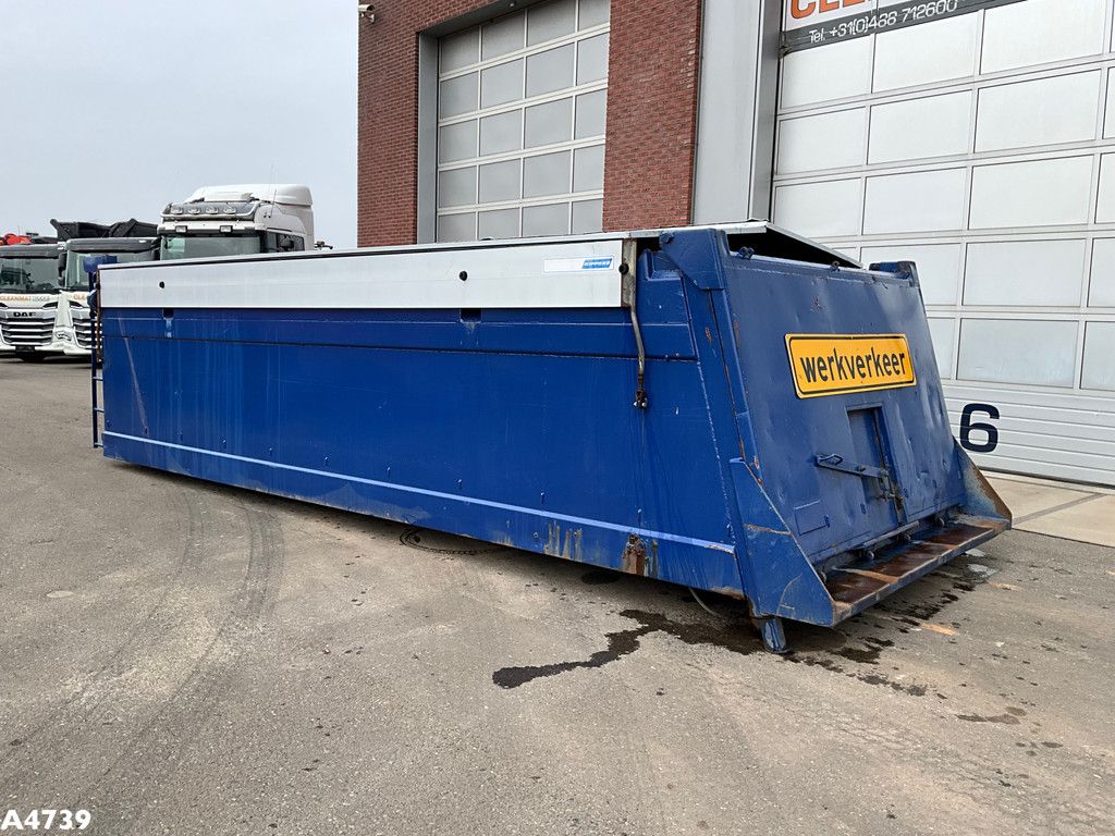Container 21m³ met Hydraulische milieukleppen
