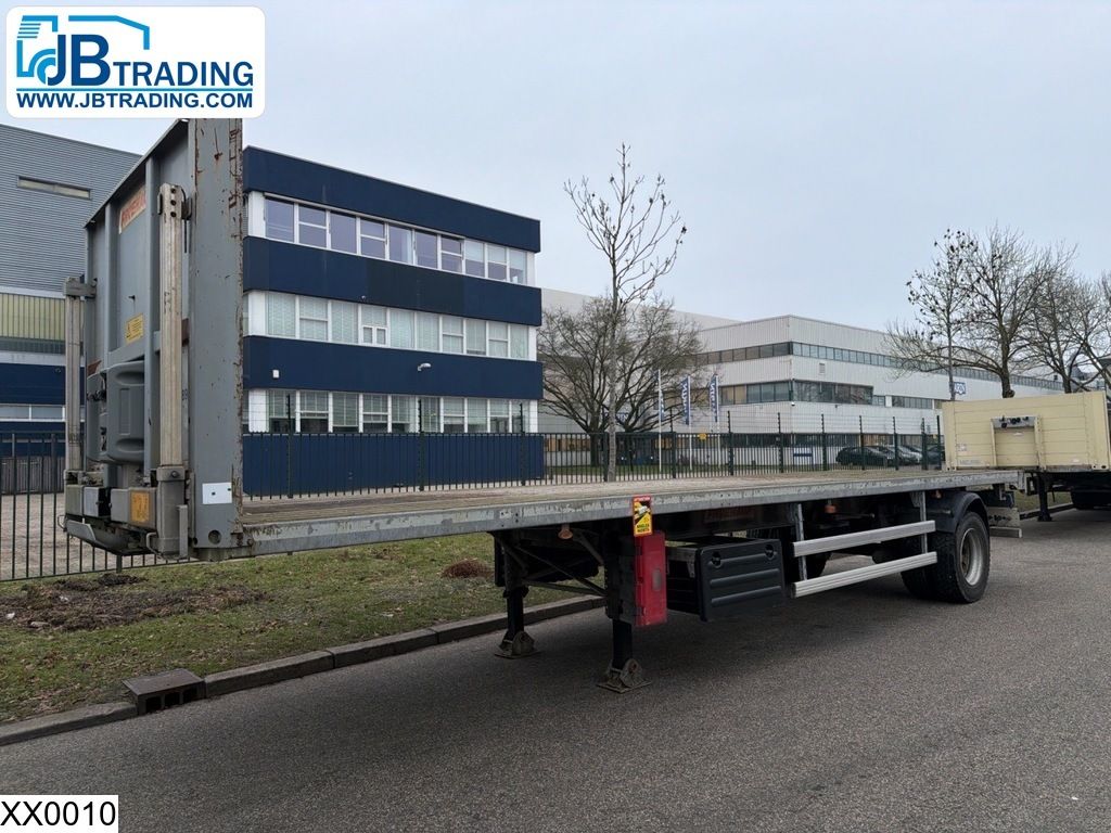 Fruehauf open laadbak Steerable trailer
