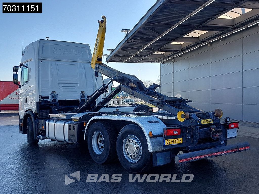 Scania S500 6X2 Palfinger PHT20 SLD5 containersystem Lift+Steering axle Retarder Euro 6