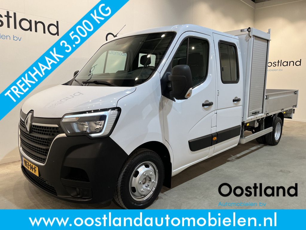 Renault Master 2.3 dCi 145 PK L4 DL RWD DC Dubbel Cabine Open Laadbak / Euro 6 / Trekhaak 3500 KG / Airco / Cruise Control / 27.300 KM !!