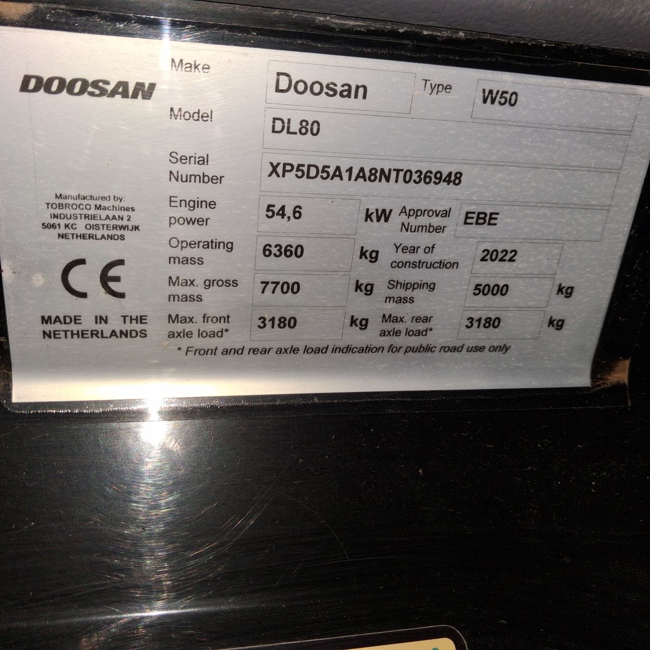 Doosan Giant DL80.