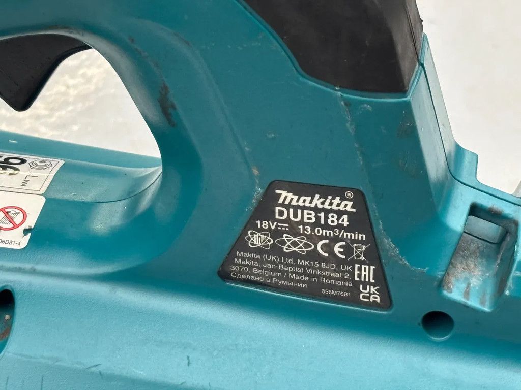 Makita DUB184 gebruikte accu bladblazer 18v