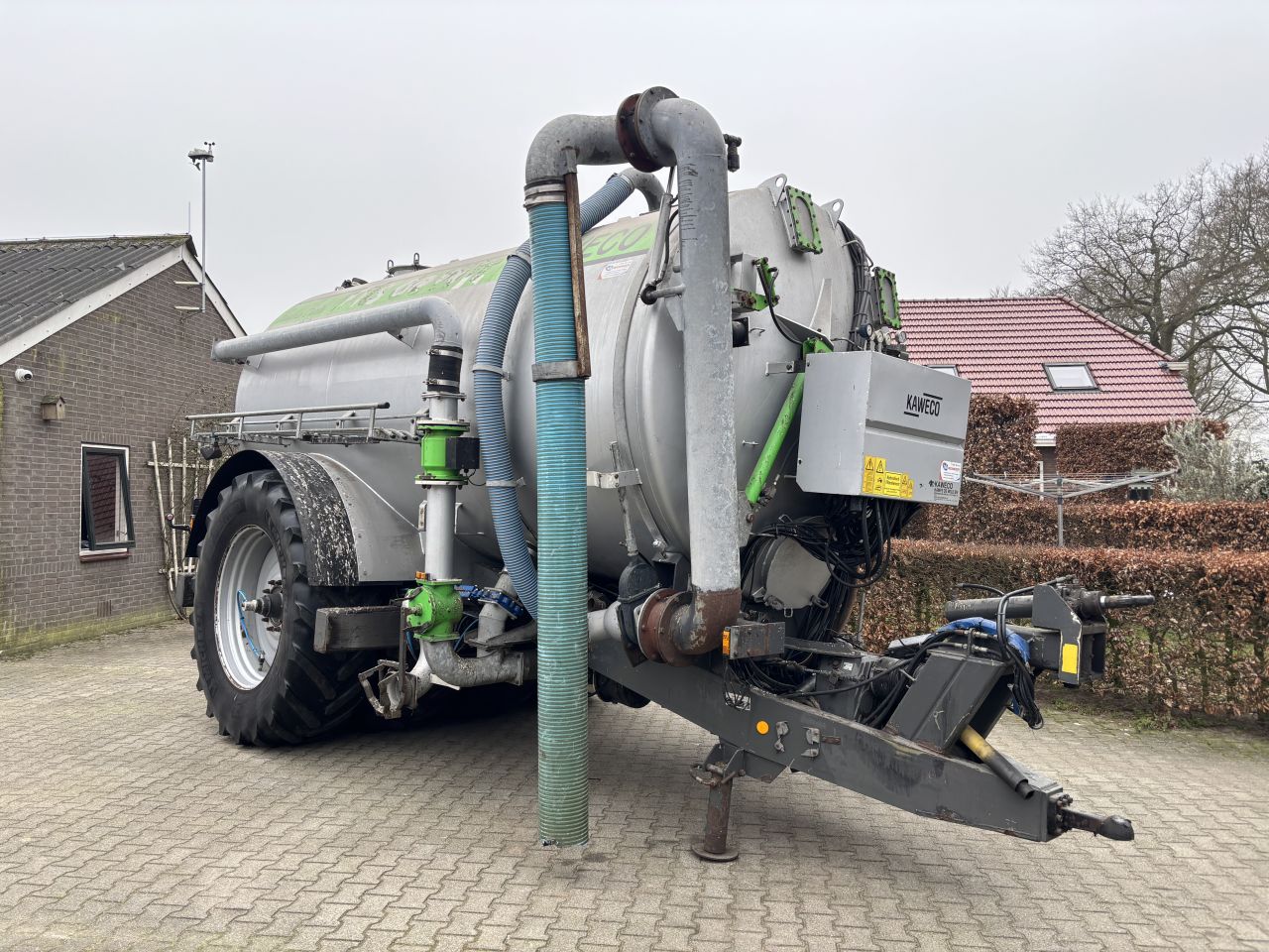 Kaweco double twin shift mesttank 16m3