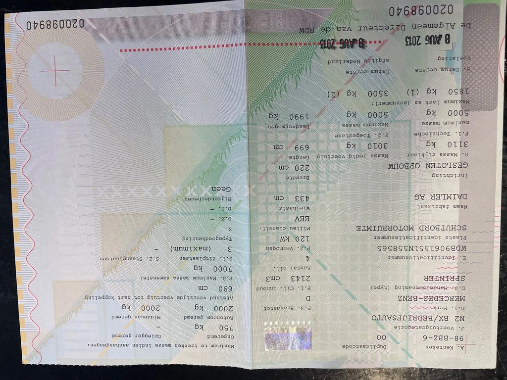 Mercedes-Benz Sprinter 516 cdi Laadbox /Laadklep WB 433 cm