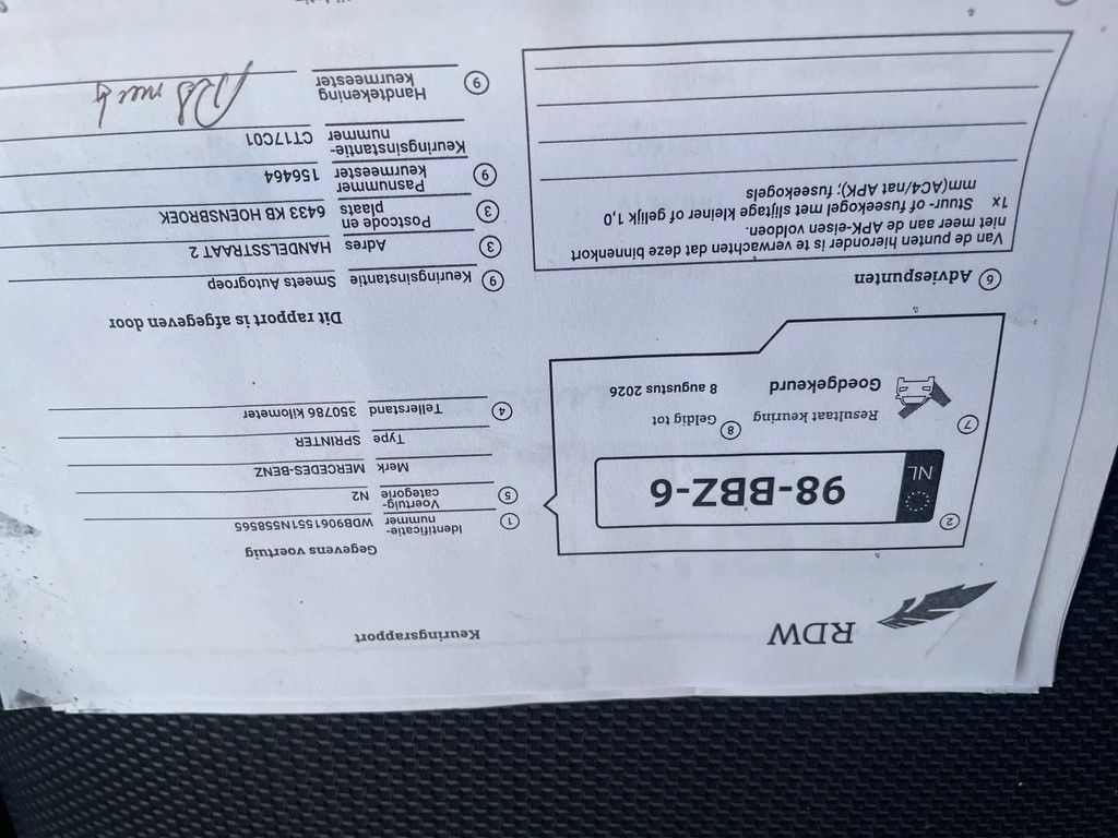 Mercedes-Benz Sprinter 516 cdi Laadbox /Laadklep WB 433 cm