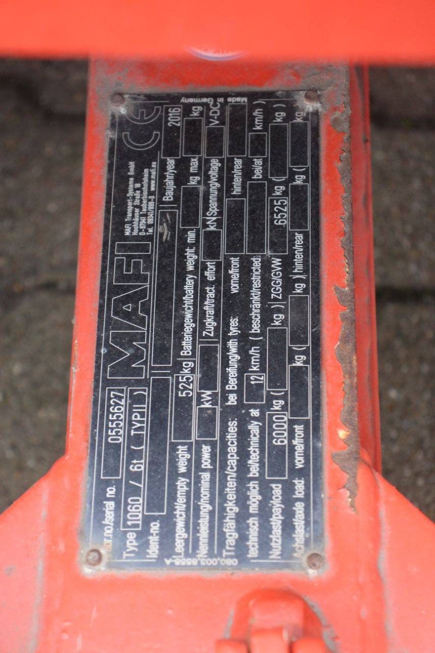 Pritschenanhänger MAFI 1060 6000kg 2016