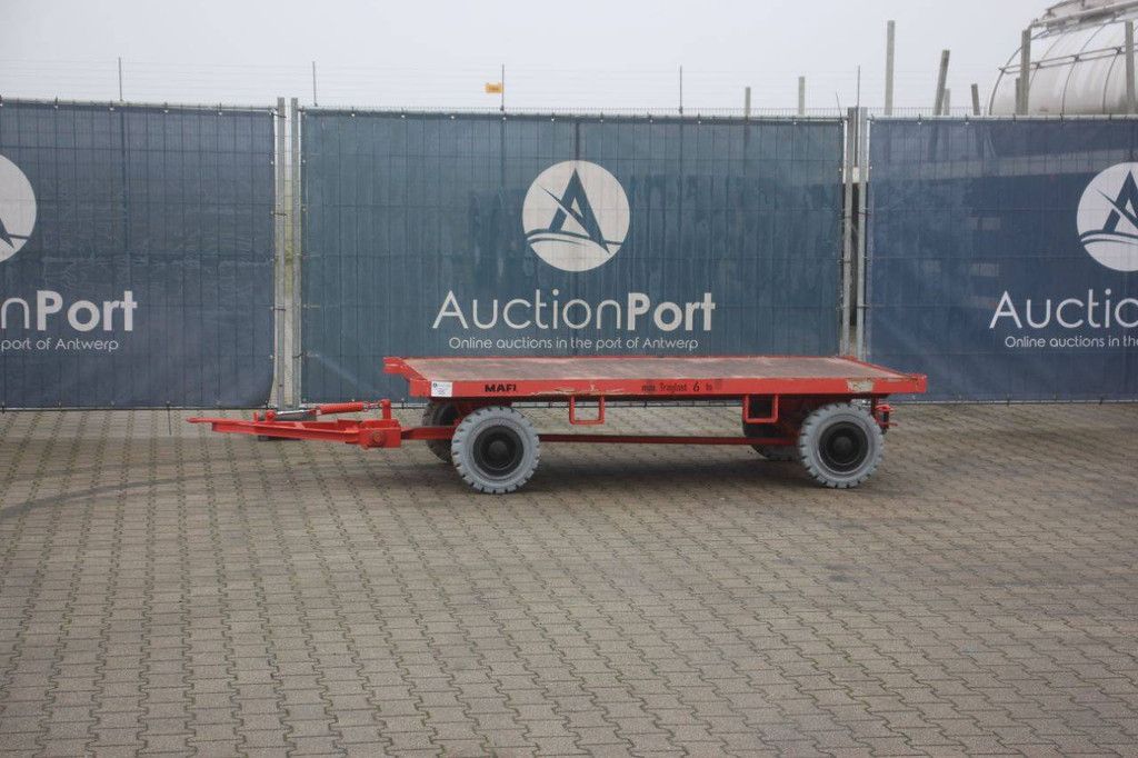 Flatbed Trailer MAFI 1060 6000kg 2016