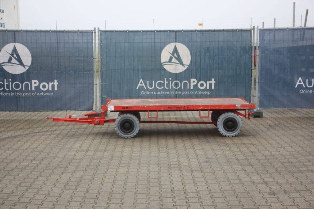 Flatbed Trailer MAFI 1060 6000kg 2016