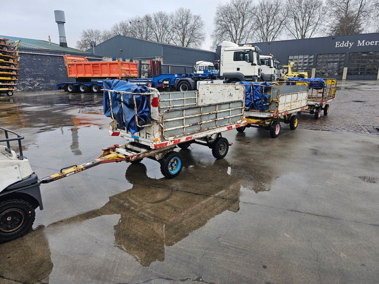 Diverse Bagagewagens en Container Rol Aanhangwagens