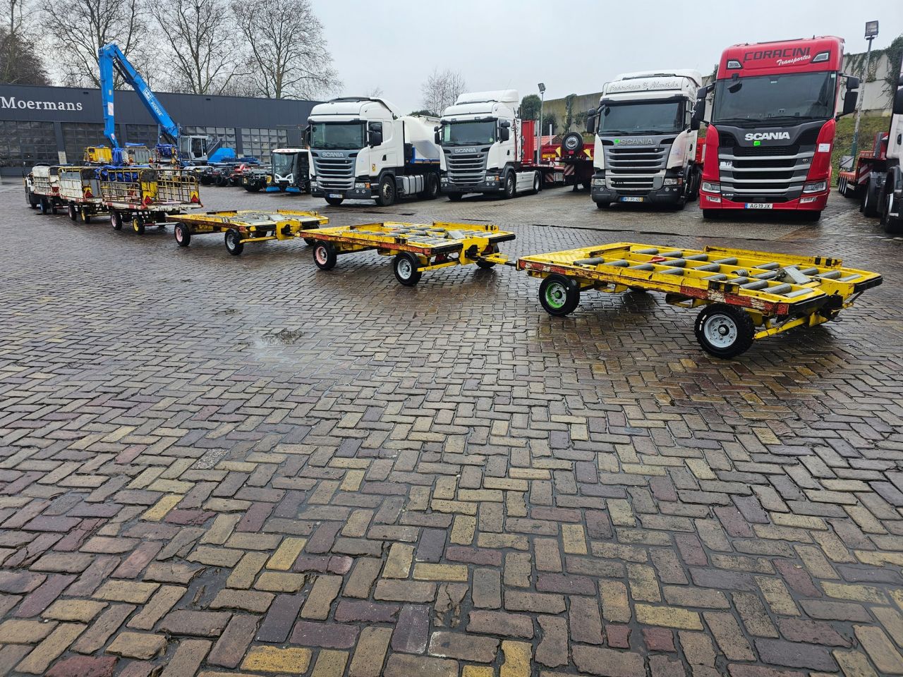 Diverse Bagagewagens en Container Rol Aanhangwagens