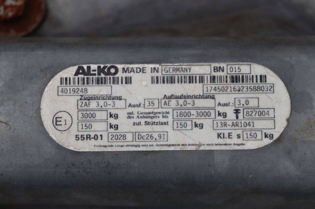 Pritschenanhänger Hapert AL 2700kg 2017