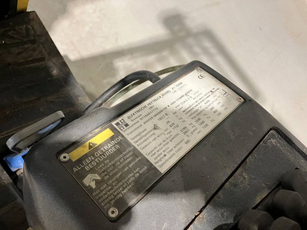 Gabelstapler Hyster E1.75XM Elektro 1750 kg 4,8 m 1998