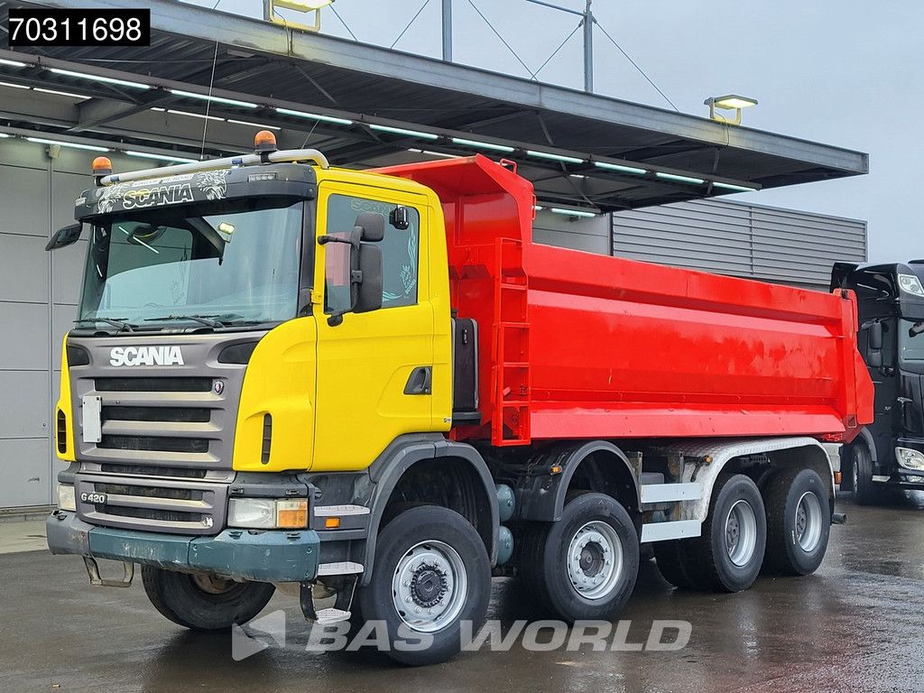 Scania G G420 8X6 8x6 18m3 KH Kipper Steel suspension Big-Axle Euro 4