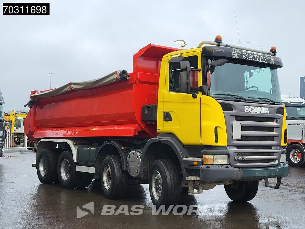 Scania G G420 8X6 8x6 18m3 KH Kipper Steel suspension Big-Axle Euro 4
