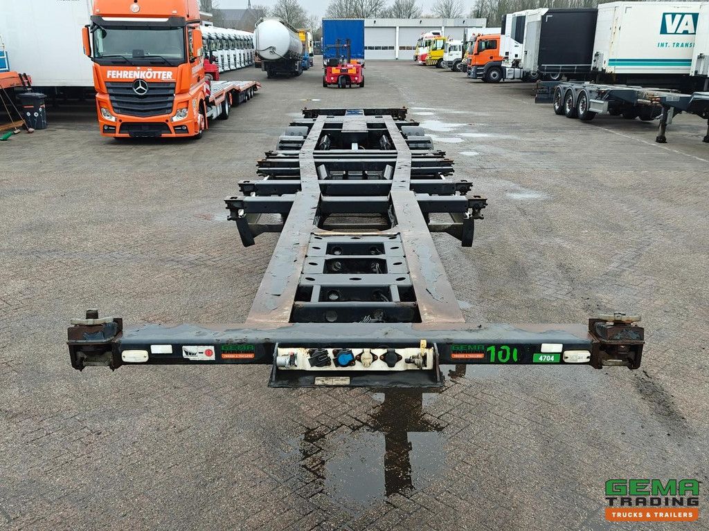 Krone SD jost 3-achs-lkw – liftachse – scheibenbremsen – schiebedach hinten – 20/30/40/45 fuß – tüv bis 05/2026