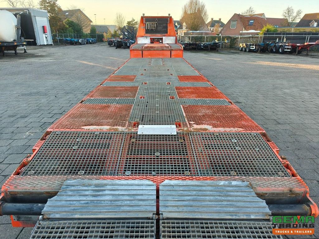 Zanner STL 45 3-achsiger SAF-Tieflader 13,5 m - 2 Lenkachsen - hydraulische Rampen 4,9 m - Hubbett - hydraulische Stützbeine - Winde - erstklassig!