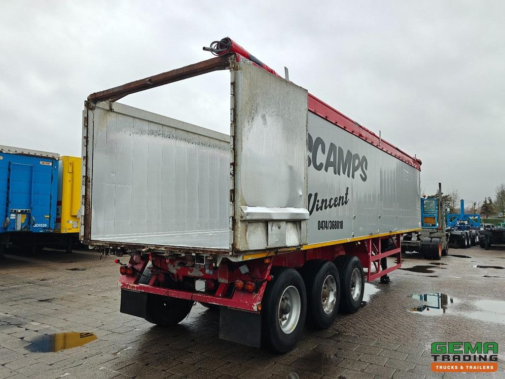 OVA 38OK911.A 3-axle BPW tipper 50m³ - aluminum/aluminum - bulkheads - disc brakes