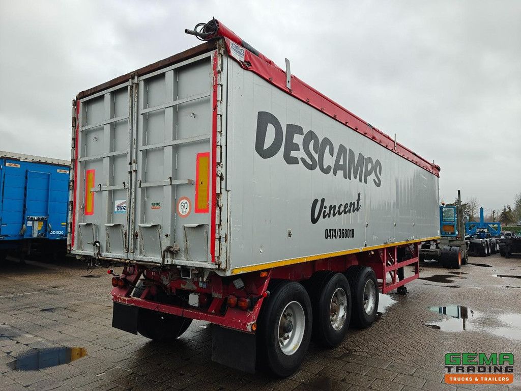 OVA 38OK911.A 3-axle BPW tipper 50m³ - aluminum/aluminum - bulkheads - disc brakes