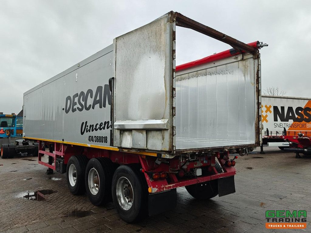 OVA 38OK911.A 3-axle BPW tipper 50m³ - aluminum/aluminum - bulkheads - disc brakes