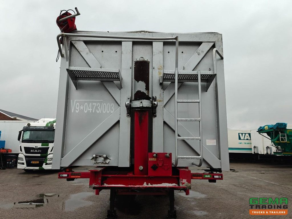 OVA 38OK911.A 3-axle BPW tipper 50m³ - aluminum/aluminum - bulkheads - disc brakes