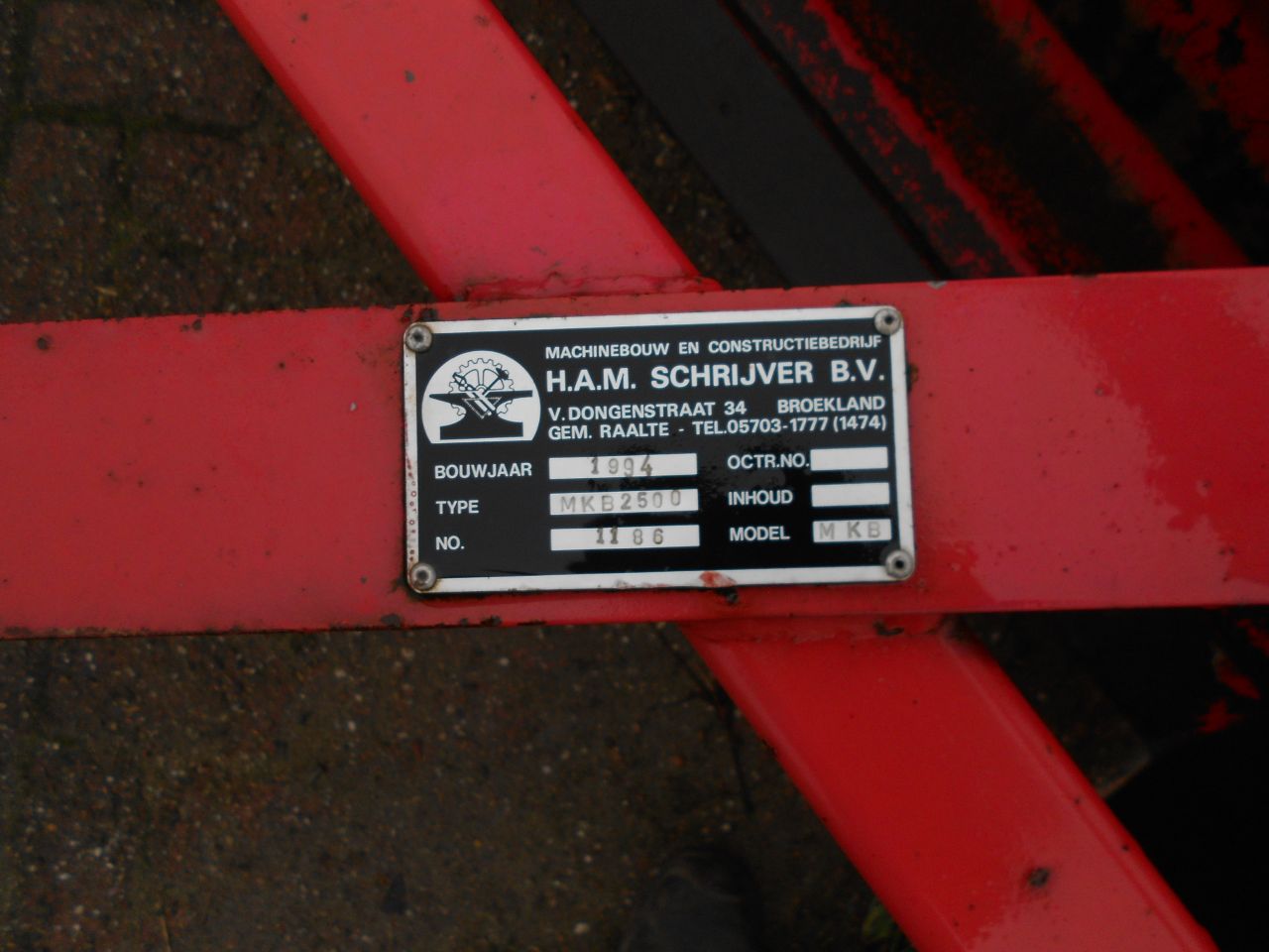 Schrijver mkb2500 kilverbord