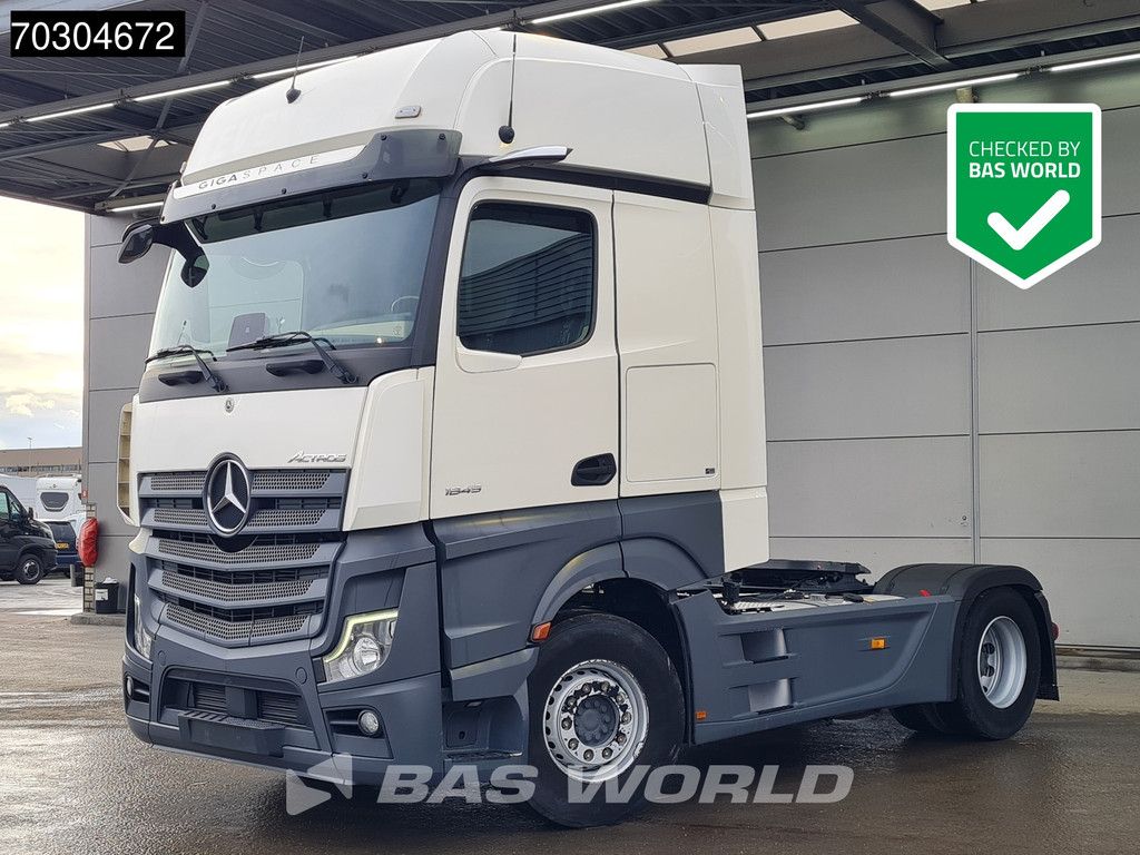 Mercedes Actros 1845 4X2 GigaSpace Retarder MirrorCam Navi Euro 6