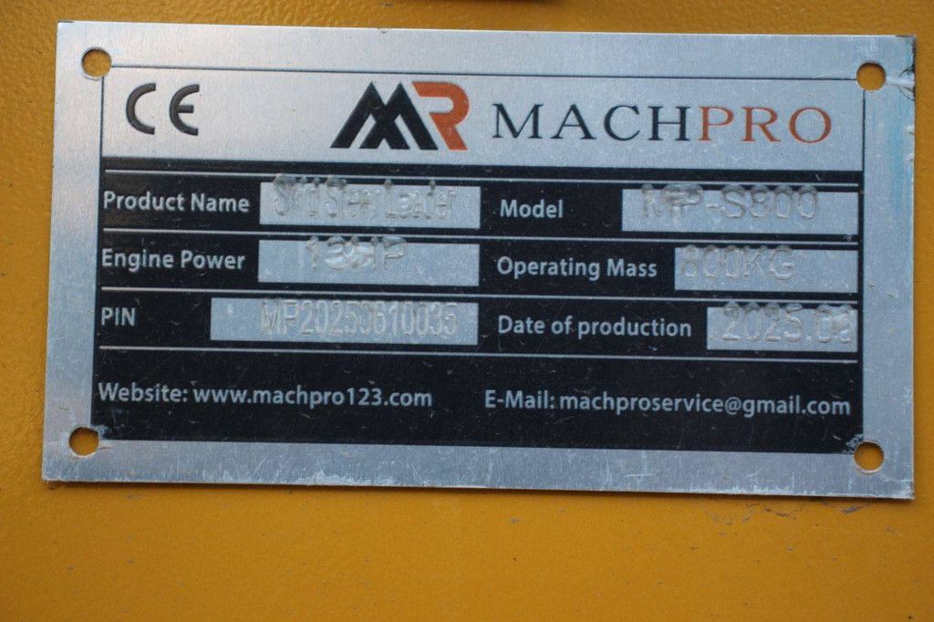 Skid Steer Loader Machpro MP-S800 Petrol 13hp 2025