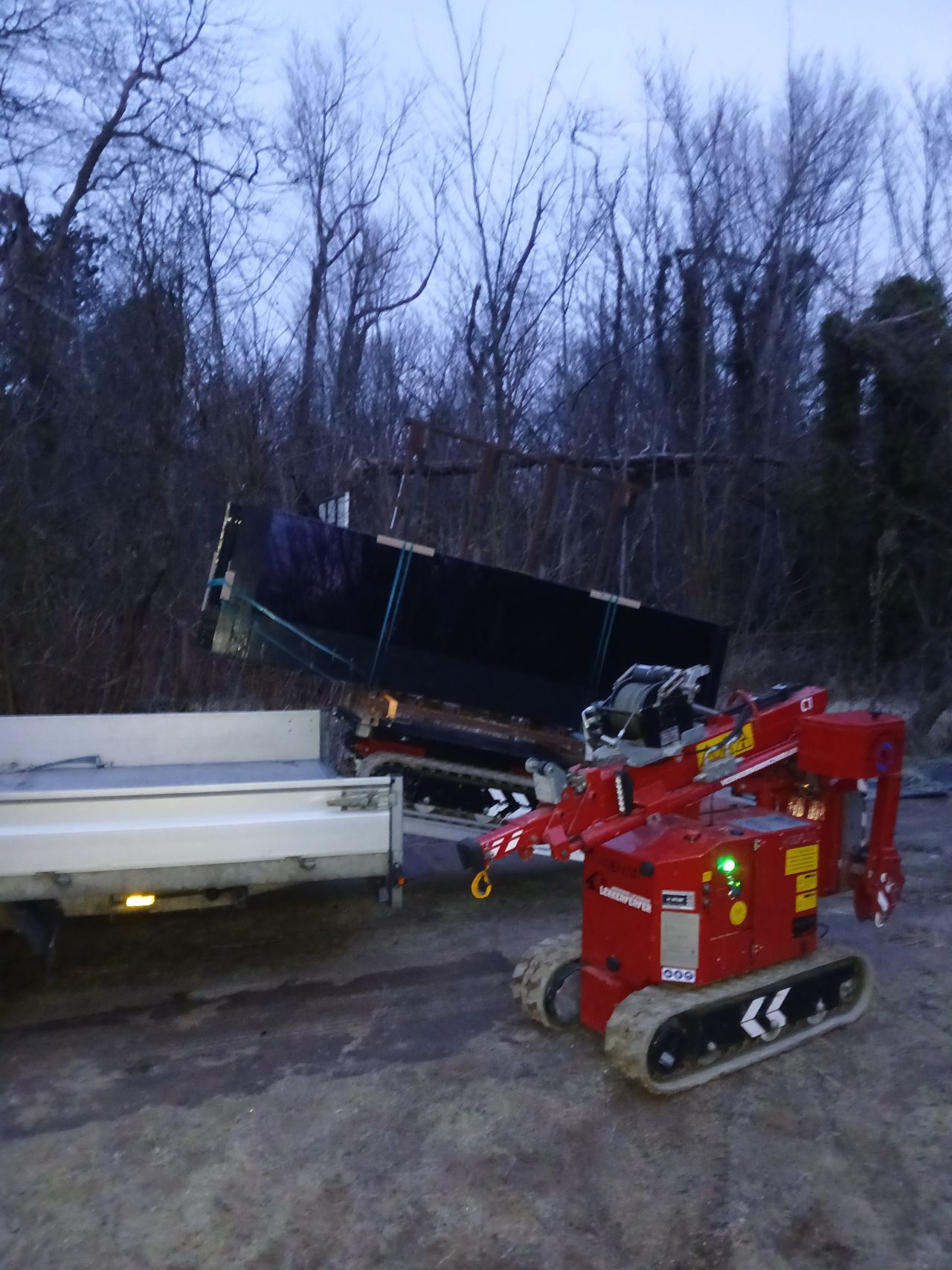 Hoeflon TC 1 2021 rupscarrier draaiplateau 1200 kilo koop / huur